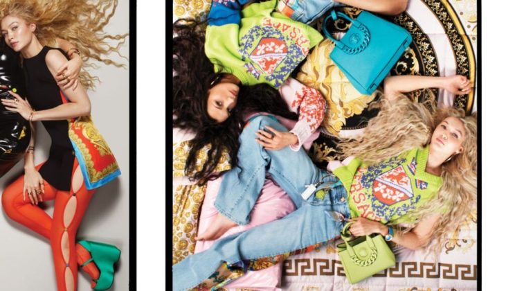 Bella and Gigi Hadid are the faces of Versace’s spring campaign